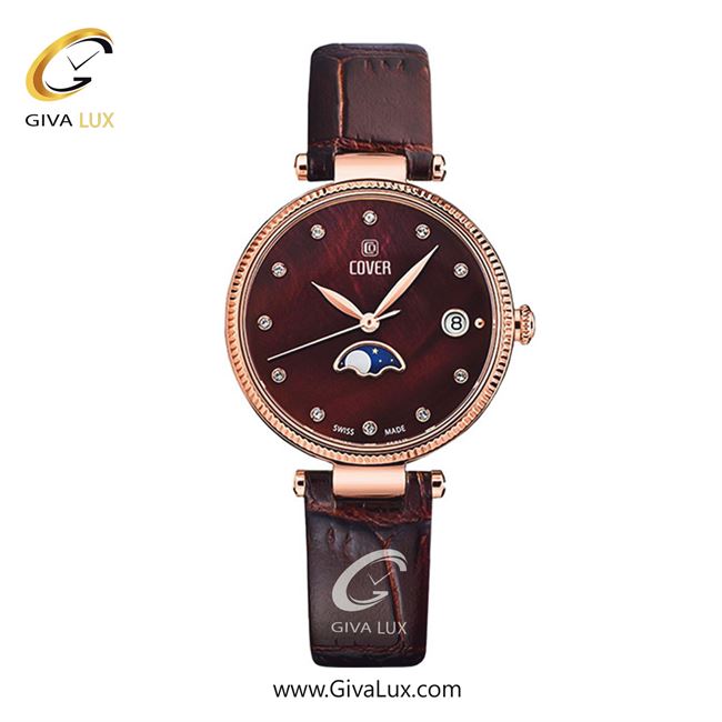 ساعت مچی اورجینال زنانه کاور رزگلد | قهوه ای| قهوه ای| کد رفرنس CO196.07