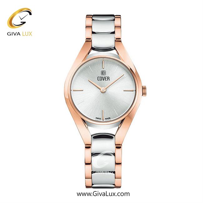 ساعت مچی اورجینال زنانه کاور رزگلد | نقره ای-رزگلد| نقره ای| کد رفرنس CO197.03