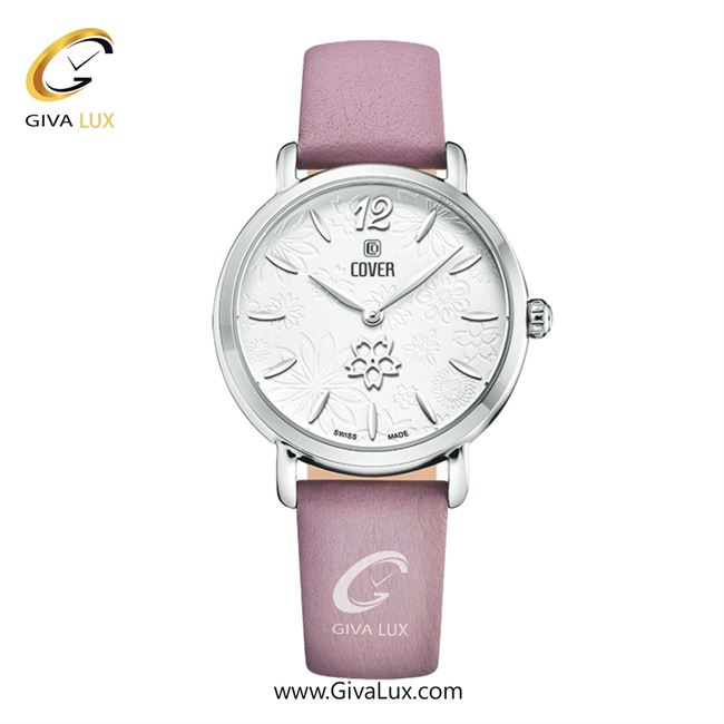 ساعت مچی اورجینال زنانه کاور نقره ای | یاسی| نقره ای-گلدار/طرحدار| کد رفرنس CO198.02