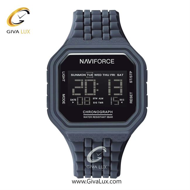 ساعت مچی اورجینال مردانه ناوی فورس|Naviforce|نوی فورس|نیوی فورس آبی خاکستری | آبی خاکستری| مشکی| کد رفرنس NF7116 T.GY/T.GY