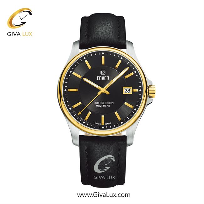ساعت مچی اورجینال مردانه کاور طلایی | مشکی| مشکی| کد رفرنس CO200.13