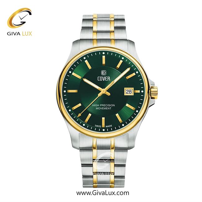 ساعت مچی اورجینال مردانه کاور طلایی | نقره ای-طلایی| سبز| کد رفرنس CO200.32