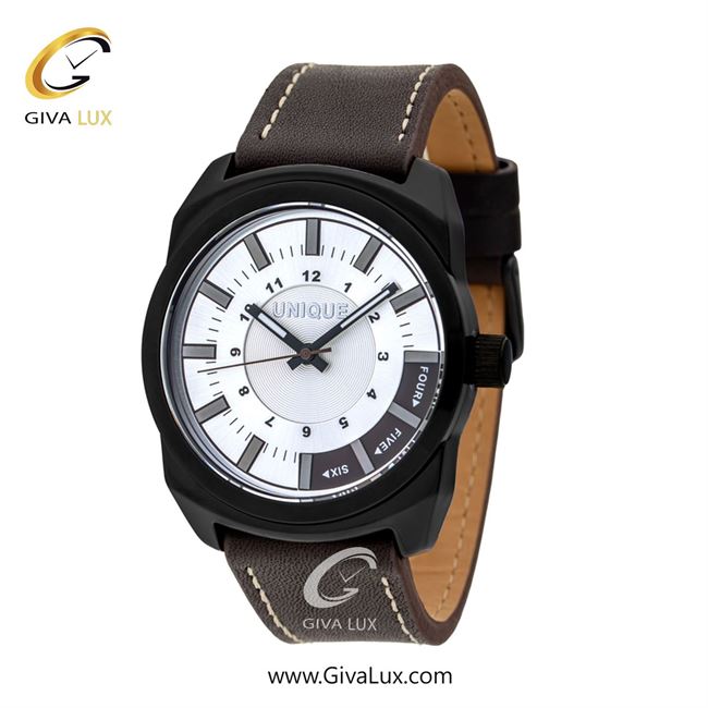 ساعت مچی اورجینال مردانه یونیک مشکی | قهوه ای| نقره ای| کد رفرنس S2006