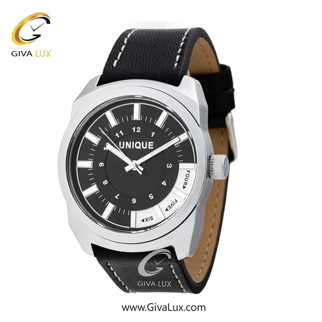 ساعت مچی اورجینال مردانه یونیک نقره ای | مشکی| مشکی| کد رفرنس S2006
