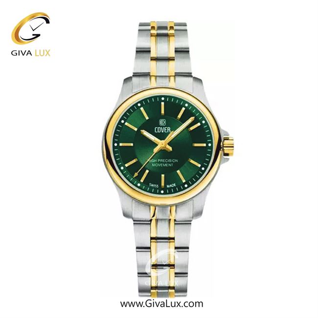 ساعت مچی اورجینال زنانه کاور طلایی | نقره ای-طلایی| سبز| کد رفرنس CO201.32