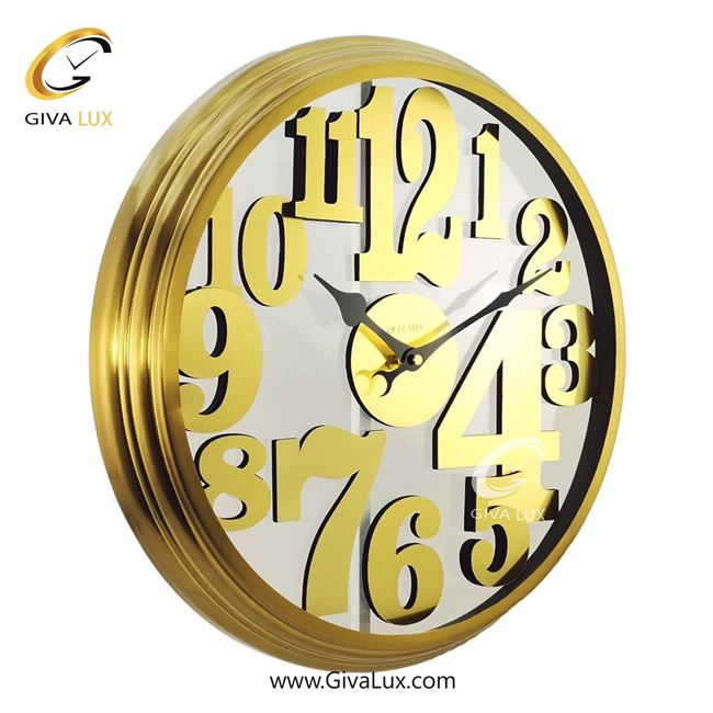 ساعت دیواری اورجینال آرتمیس آلیاژ فلزی طلایی| کد رفرنس 2015Gold 2015-Gold-2.jpg