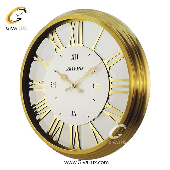 ساعت دیواری اورجینال آرتمیس آلیاژ فلزی طلایی| کد رفرنس 2016Gold 2016-Gold-2.jpg
