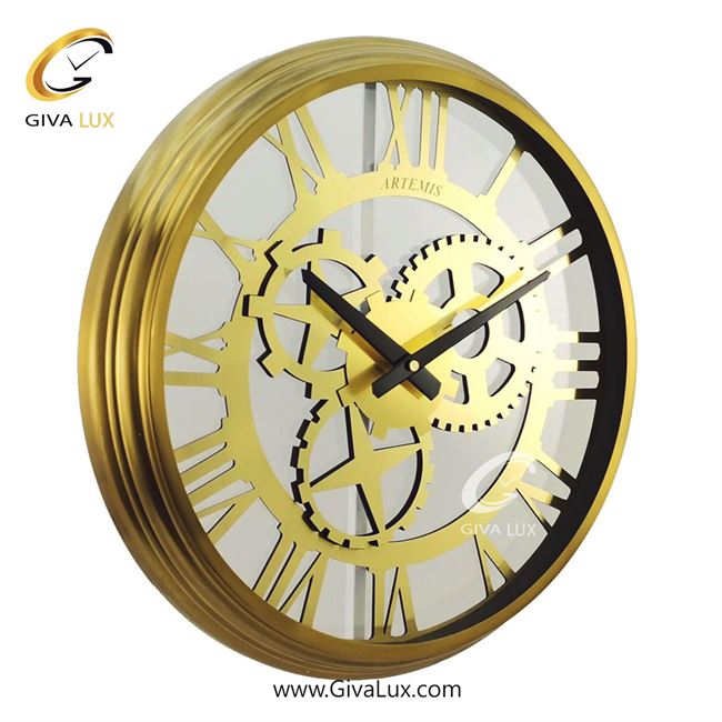 ساعت دیواری اورجینال آرتمیس آلیاژ فلزی طلایی| کد رفرنس 2016Gold 2017-Gold-2.jpg