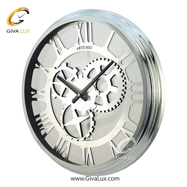 ساعت دیواری اورجینال آرتمیس آلیاژ فلزی طلایی| کد رفرنس 2017Gold 2017-Silver-1.jpg