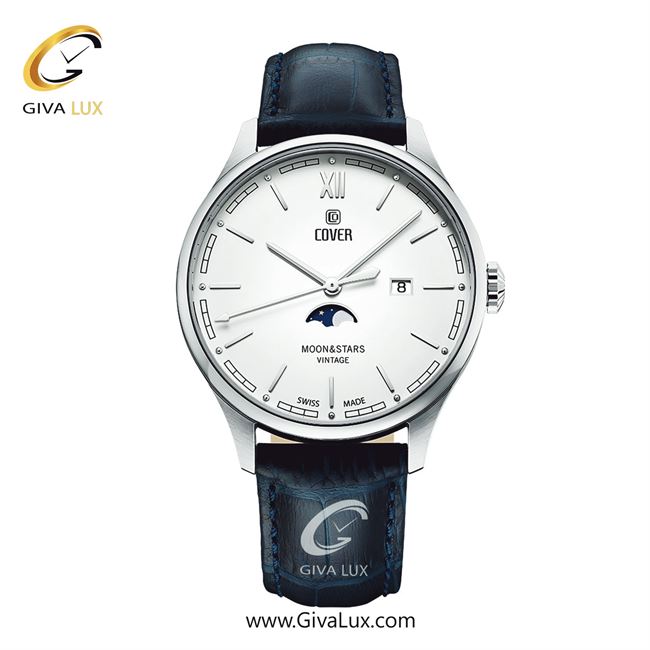 ساعت مچی اورجینال مردانه کاور نقره ای | سرمه ای| سفید| کد رفرنس CO202.01