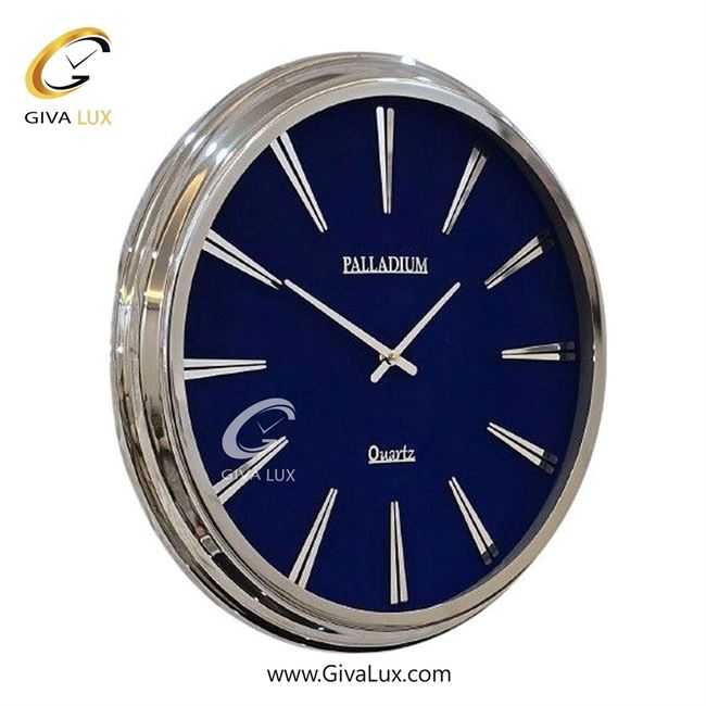 ساعت دیواری اورجینال پالادیوم آلیاژ فلزی نقره ای| کد رفرنس 2021
