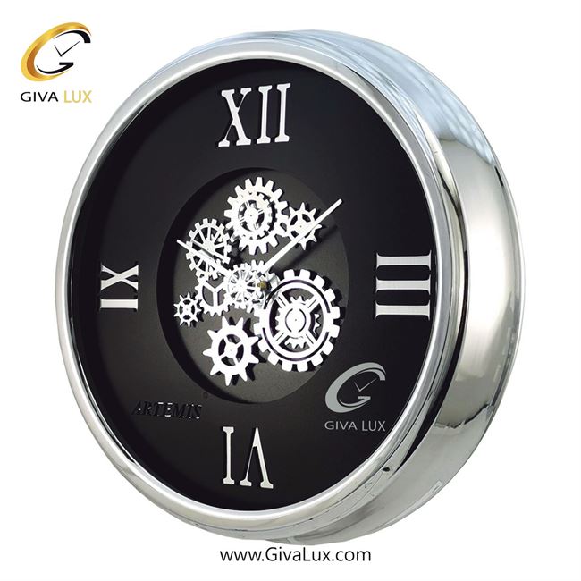 ساعت دیواری اورجینال آرتمیس آلیاژ فلزی طلایی| کد رفرنس 11320، مدل: 2021Gold 2021-Silver-2.jpg