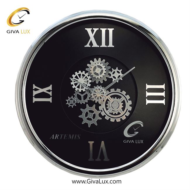 ساعت دیواری اورجینال آرتمیس آلیاژ فلزی نقره ای| کد رفرنس 20180، مدل: 2021Silver