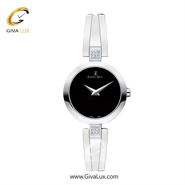 ساعت مچی اورجینال زنانه آلبرت ترایس نقره ای | نقره ای| مشکی| کد رفرنس AT20227