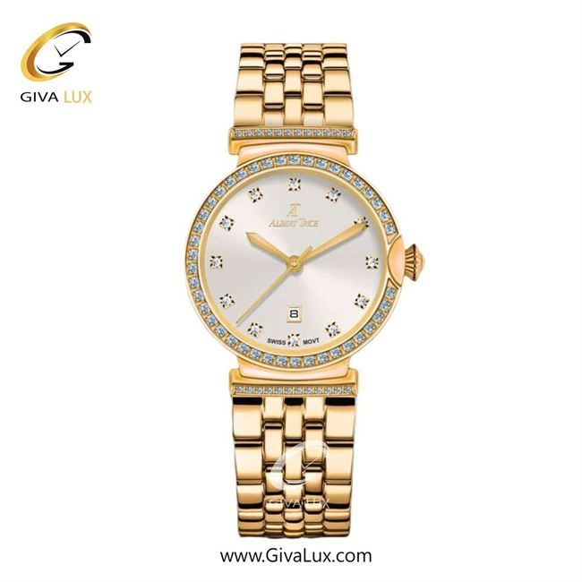 ساعت مچی اورجینال زنانه آلبرت ترایس طلایی | طلایی| نقره ای| کد رفرنس AT20230
