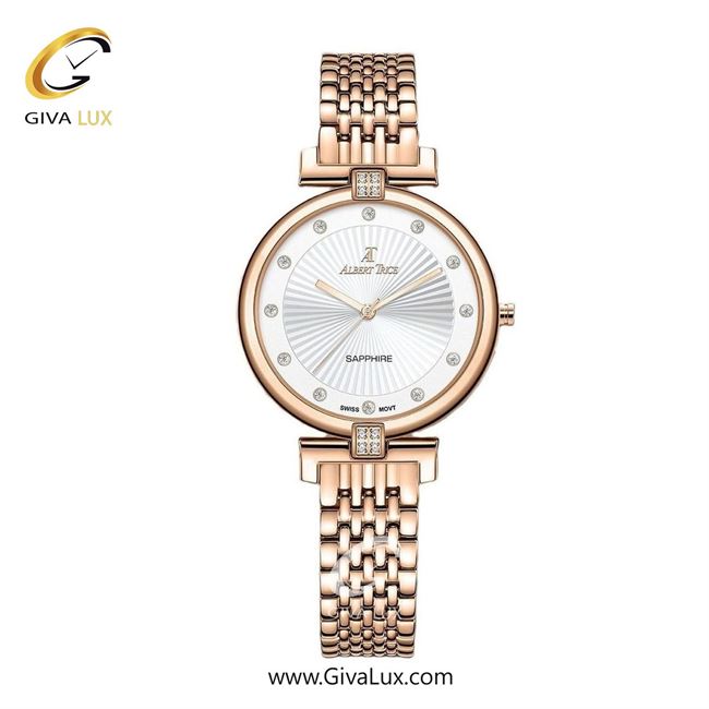 ساعت مچی اورجینال زنانه آلبرت ترایس رزگلد | رزگلد| نقره ای| کد رفرنس AT20233