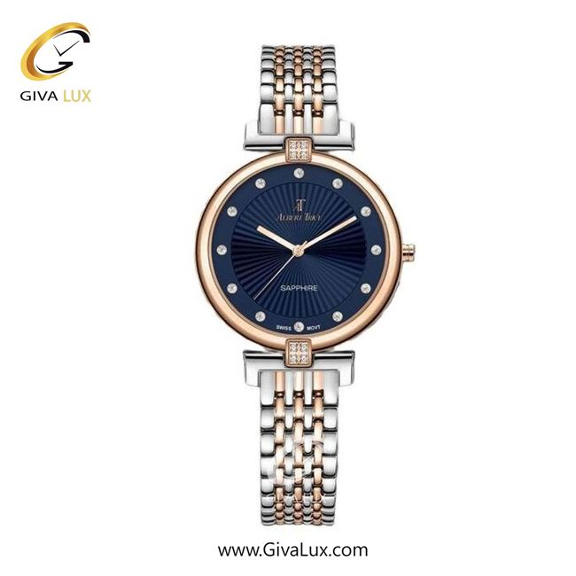 ساعت مچی اورجینال زنانه آلبرت ترایس رزگلد | رزگلد-نقره ای| سرمه ای| کد رفرنس AT20233