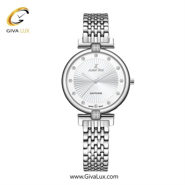 ساعت مچی اورجینال زنانه آلبرت ترایس نقره ای | نقره ای| نقره ای| کد رفرنس AT20233