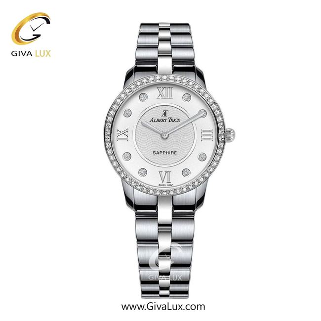 ساعت مچی اورجینال زنانه آلبرت ترایس نقره ای | نقره ای| نقره ای| کد رفرنس AT20235