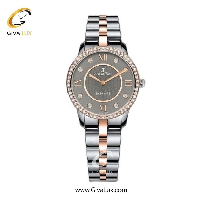 ساعت مچی اورجینال زنانه آلبرت ترایس رزگلد | رزگلد-نقره ای| طوسی| کد رفرنس AT20235
