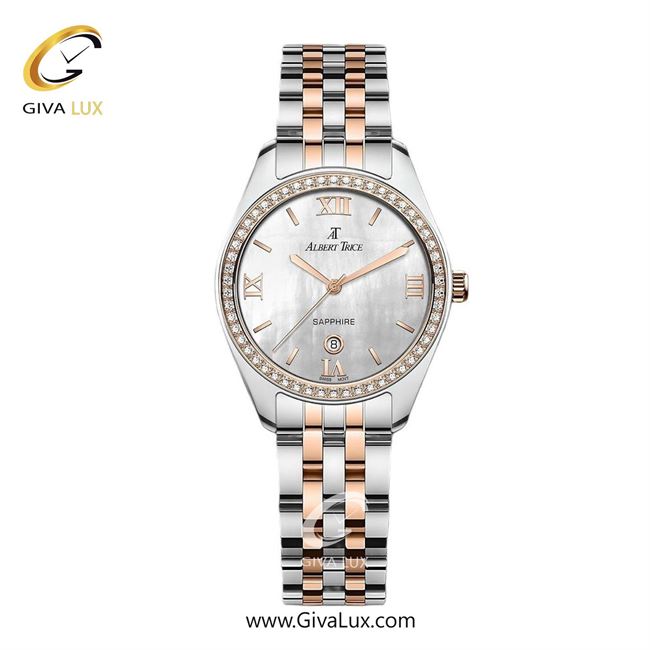 ساعت مچی اورجینال زنانه آلبرت ترایس رزگلد-نقره ای | رزگلد-نقره ای| نقره ای| کد رفرنس AT20236