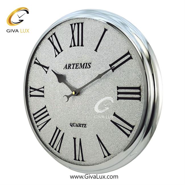 ساعت دیواری اورجینال آرتمیس آلیاژ فلزی طلایی| کد رفرنس 12734، مدل: 2024Gold 2024-Silver-2.jpg