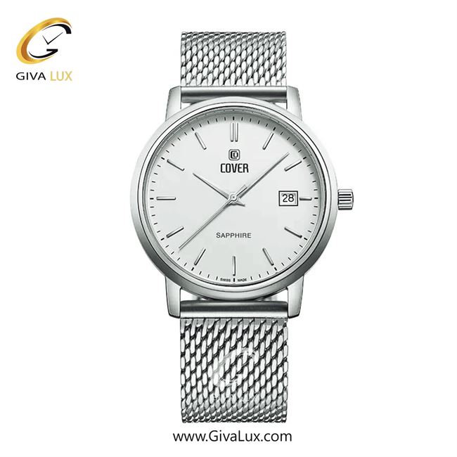 ساعت مچی اورجینال مردانه کاور نقره ای | نقره ای| سفید| کد رفرنس CO2025.10