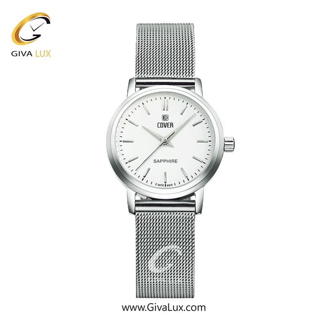 ساعت مچی اورجینال زنانه کاور نقره ای | نقره ای| سفید| کد رفرنس CO2026.10