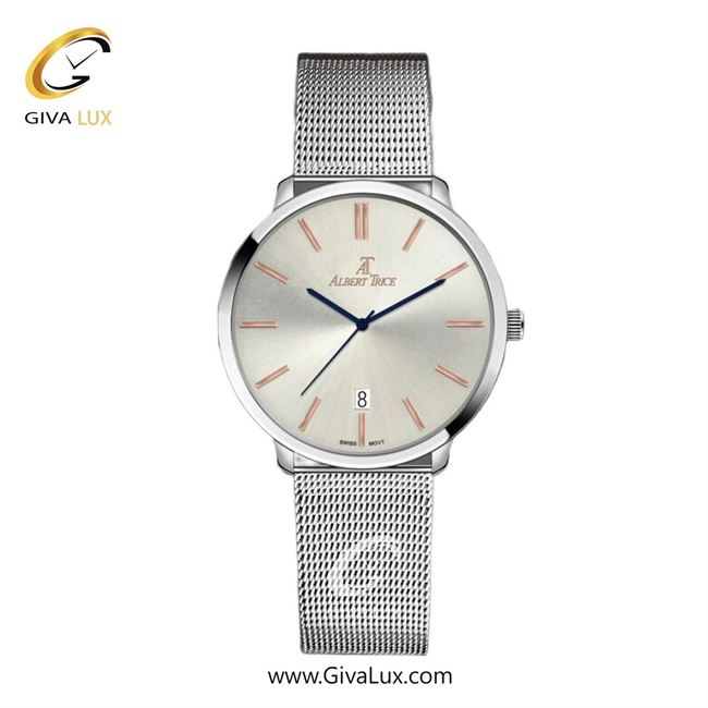 ساعت مچی اورجینال زنانه آلبرت ترایس نقره ای | نقره ای| نقره ای| کد رفرنس AT20266