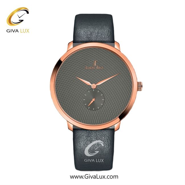 ساعت مچی اورجینال مردانه آلبرت ترایس دو موتوره زیر ثانیه رزگلد | طوسی| طوسی| کد رفرنس AT20267