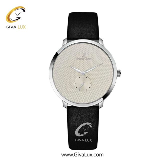 ساعت مچی اورجینال زنانه آلبرت ترایس دو موتوره زیر ثانیه نقره ای | مشکی| نقره ای| کد رفرنس AT20268