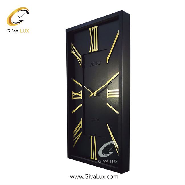 ساعت دیواری اورجینال آرتمیس آلیاژ فلزی مشکی| کد رفرنس 12741، مدل: 2027BlackGold 2028-Black-Gold-2.jpg