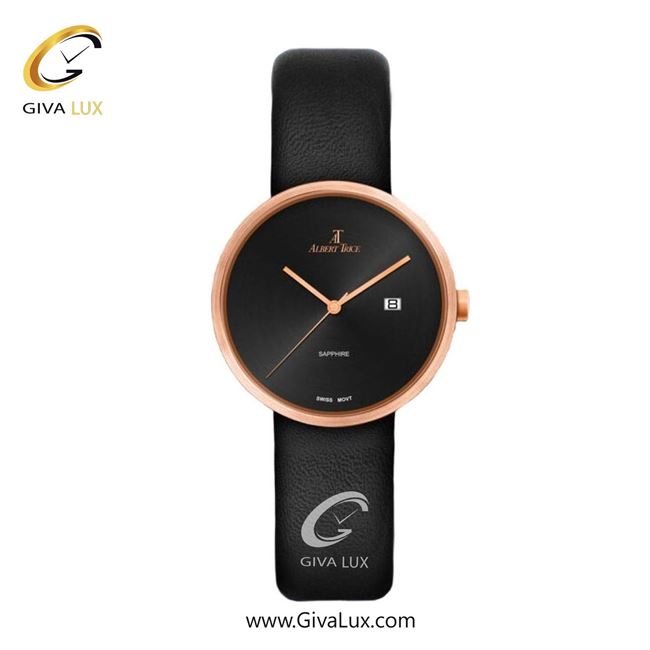 ساعت مچی اورجینال زنانه آلبرت ترایس رزگلد | مشکی| مشکی| کد رفرنس AT20283