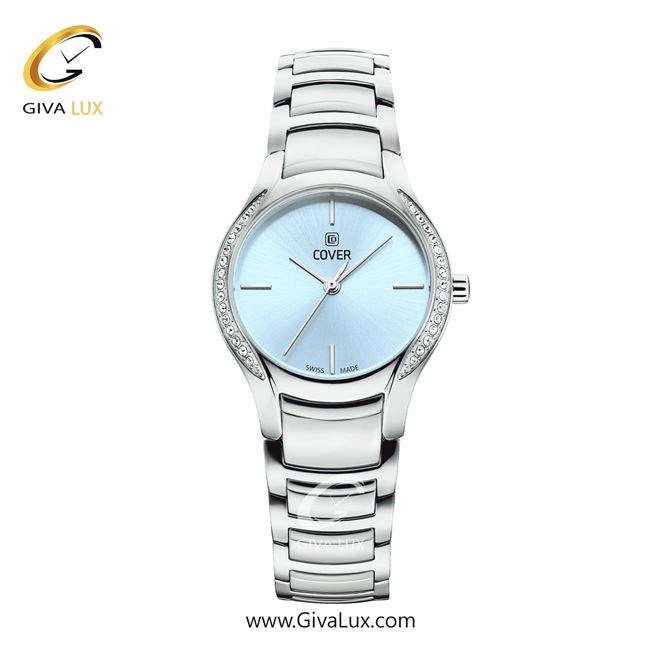 ساعت مچی اورجینال زنانه کاور نقره ای | نقره ای| آبی| کد رفرنس CO203.08