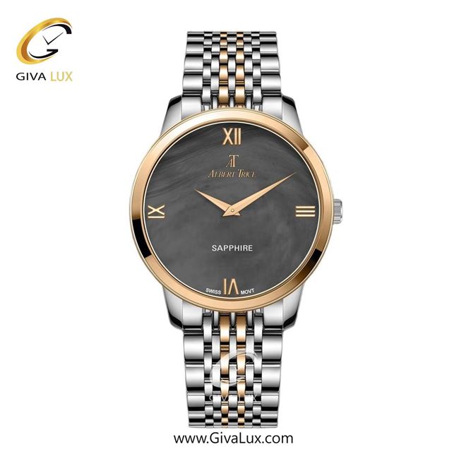 ساعت مچی اورجینال مردانه آلبرت ترایس رزگلد | رزگلد-نقره ای| دودی|تیتانیوم| کد رفرنس AT20301