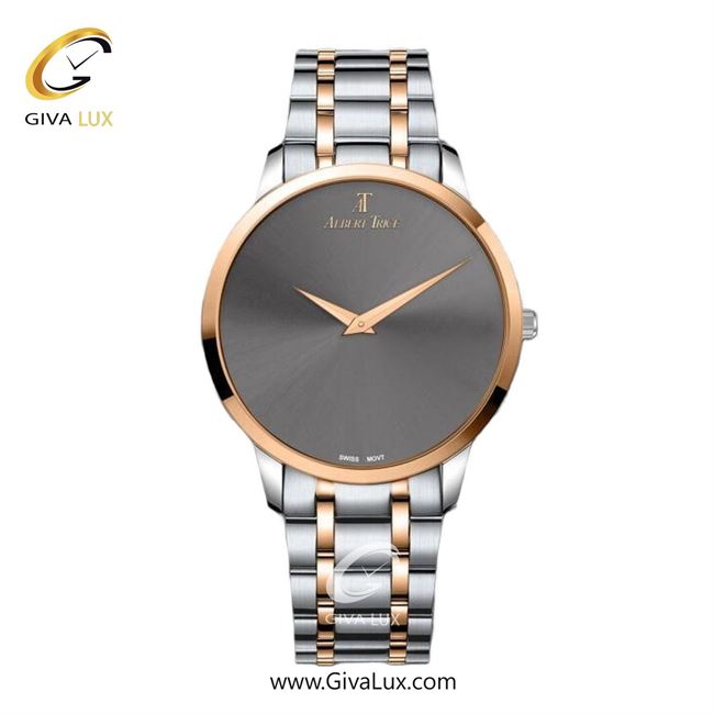 ساعت مچی اورجینال مردانه آلبرت ترایس رزگلد | رزگلد-نقره ای| دودی|تیتانیوم| کد رفرنس AT20305