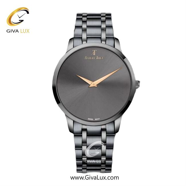 ساعت مچی اورجینال مردانه آلبرت ترایس تیتانیوم | تیتانیوم(زغالی)| دودی|تیتانیوم| کد رفرنس AT20305