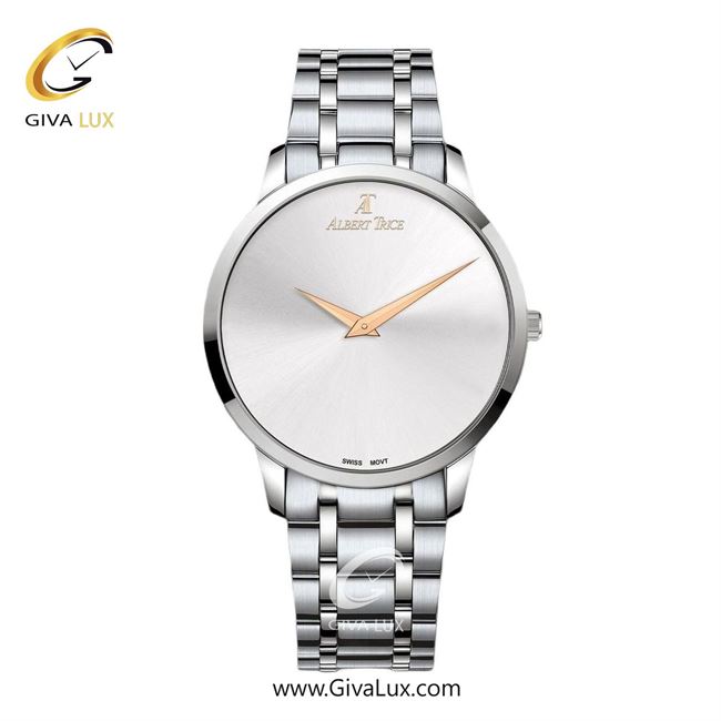 ساعت مچی اورجینال مردانه آلبرت ترایس نقره ای | نقره ای| نقره ای| کد رفرنس AT20305