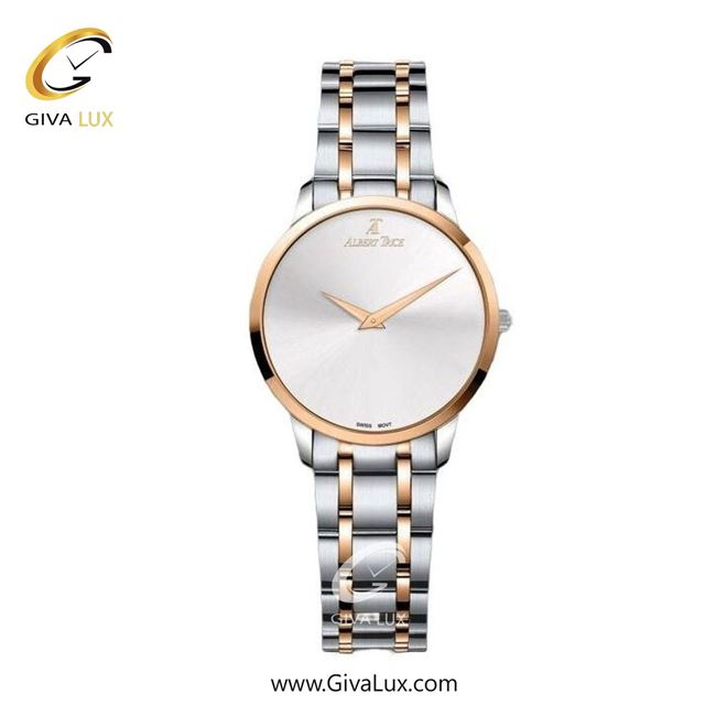 ساعت مچی اورجینال زنانه آلبرت ترایس رزگلد | نقره ای-رزگلد| نقره ای| کد رفرنس AT20306