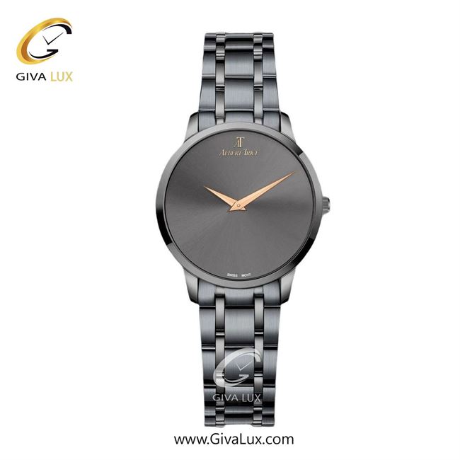ساعت مچی اورجینال زنانه آلبرت ترایس تیتانیوم | تیتانیوم(زغالی)| دودی|تیتانیوم| کد رفرنس AT20306