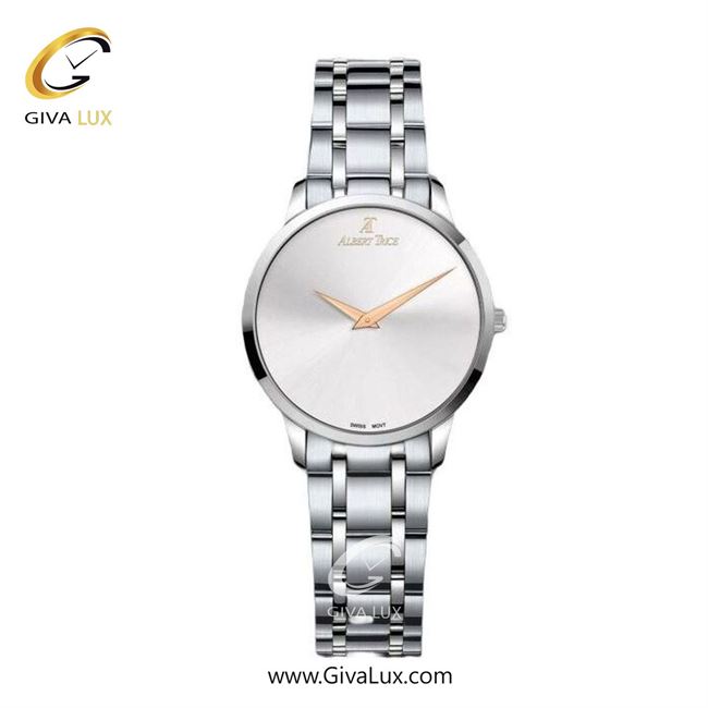 ساعت مچی اورجینال زنانه آلبرت ترایس نقره ای | نقره ای| نقره ای| کد رفرنس AT20306