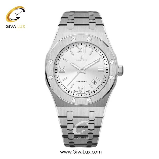 ساعت مچی اورجینال زنانه آلبرت ترایس نقره ای | نقره ای| نقره ای| کد رفرنس AT20308