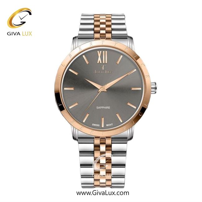 ساعت مچی اورجینال مردانه آلبرت ترایس رزگلد | رزگلد-نقره ای| طوسی| کد رفرنس AT20311