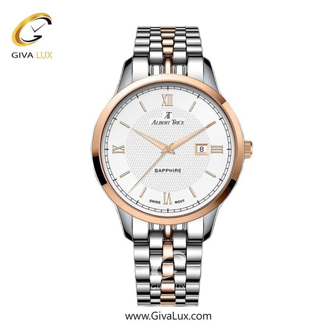 ساعت مچی اورجینال مردانه آلبرت ترایس رزگلد | رزگلد-نقره ای| نقره ای| کد رفرنس AT20313