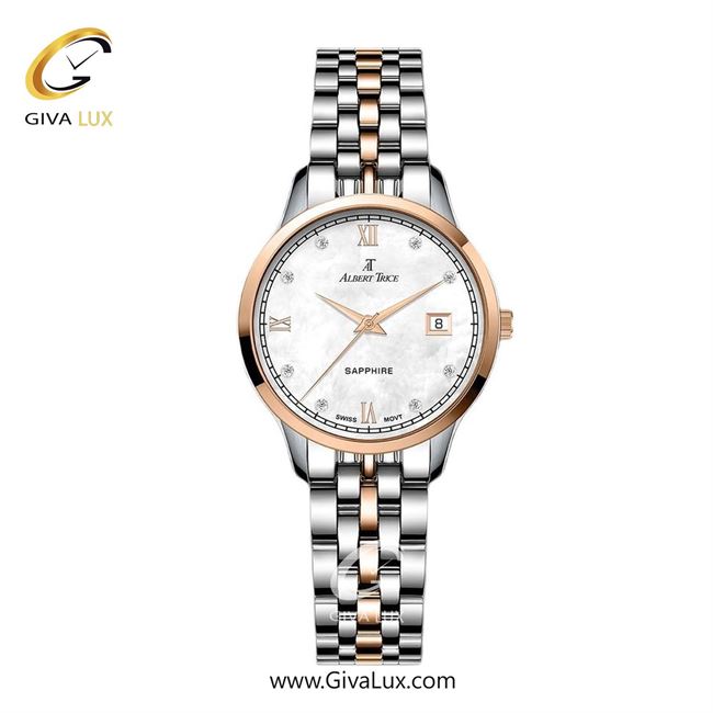 ساعت مچی اورجینال زنانه آلبرت ترایس رزگلد | نقره ای-رزگلد| نقره ای| کد رفرنس AT20314