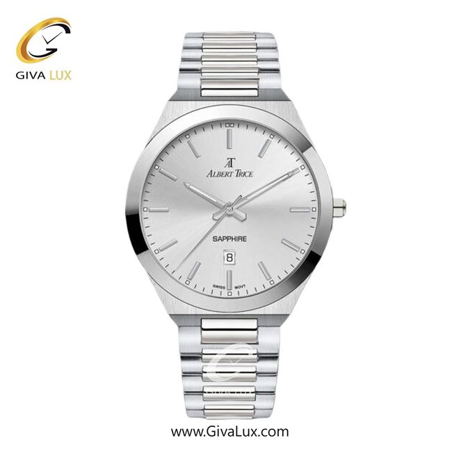 ساعت مچی اورجینال مردانه آلبرت ترایس نقره ای | نقره ای| نقره ای| کد رفرنس AT20315