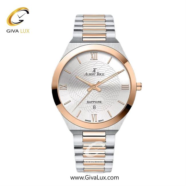 ساعت مچی اورجینال مردانه آلبرت ترایس رزگلد | رزگلد-نقره ای| نقره ای| کد رفرنس AT20317