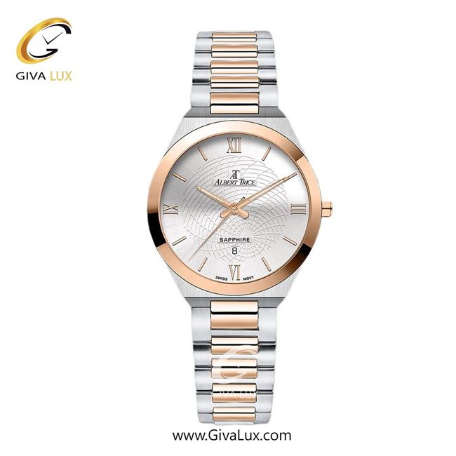 ساعت مچی اورجینال زنانه آلبرت ترایس رزگلد-نقره ای | نقره ای-رزگلد| نقره ای| کد رفرنس AT20318