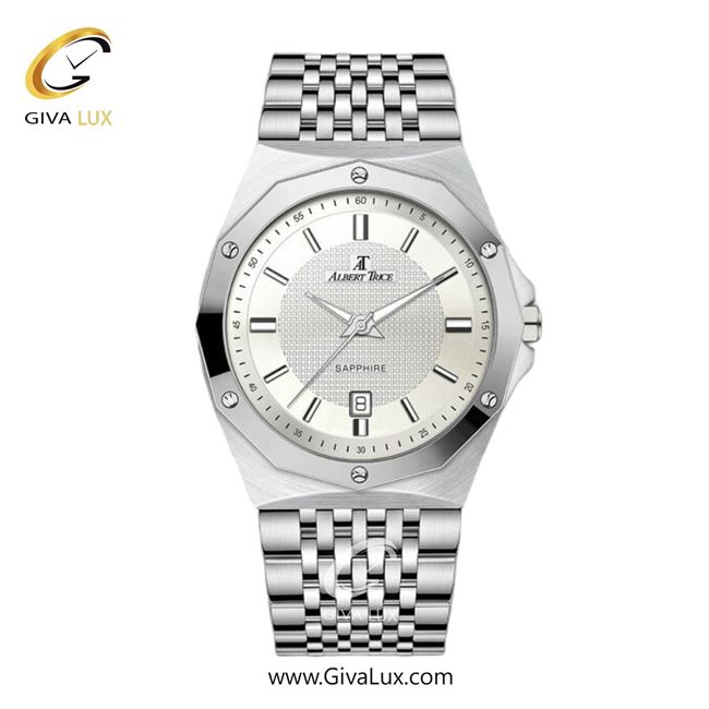 ساعت مچی اورجینال مردانه آلبرت ترایس نقره ای | نقره ای| نقره ای| کد رفرنس AT20319