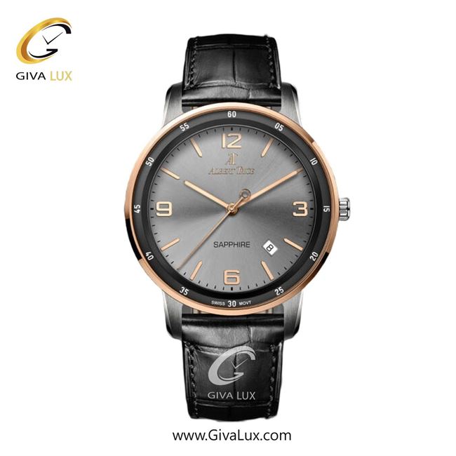 ساعت مچی اورجینال مردانه آلبرت ترایس رزگلد-نقره ای | مشکی| طوسی| کد رفرنس AT20323